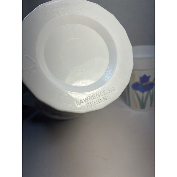PackerWare Vintage 2 QT‎ Floral Pitcher Made in USA 2 Water Cups - Picture 7 of 9